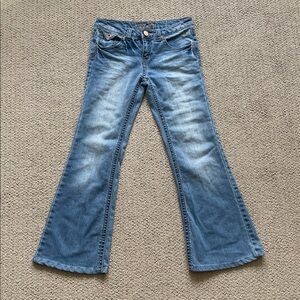 Blue Flared Jeans